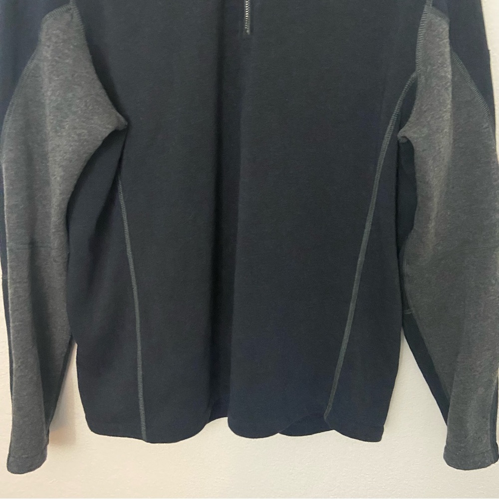 Kuhl Revel 1/4 Zip Pullover Fleece Jacket Mens Black Grey XL Performance - Picture 4 of 11